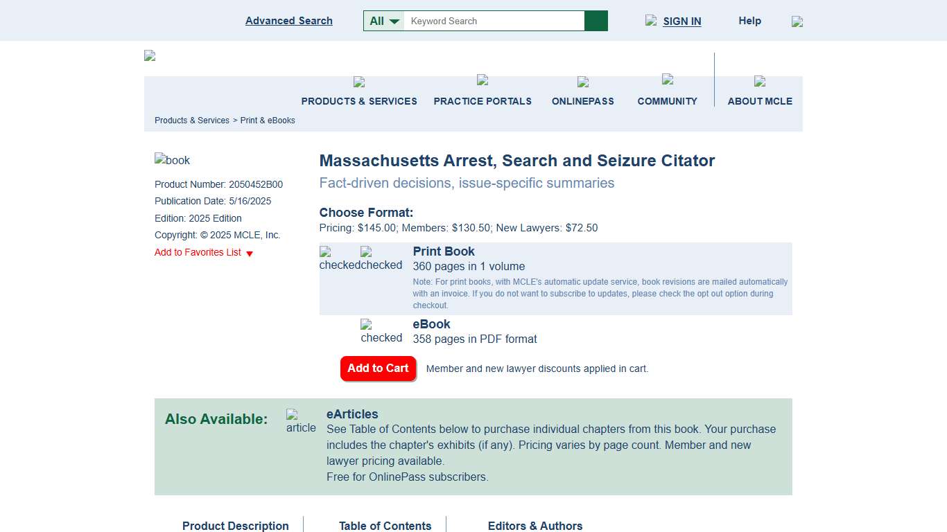 MCLE New England: CLE Programs, Webcasts and Publications